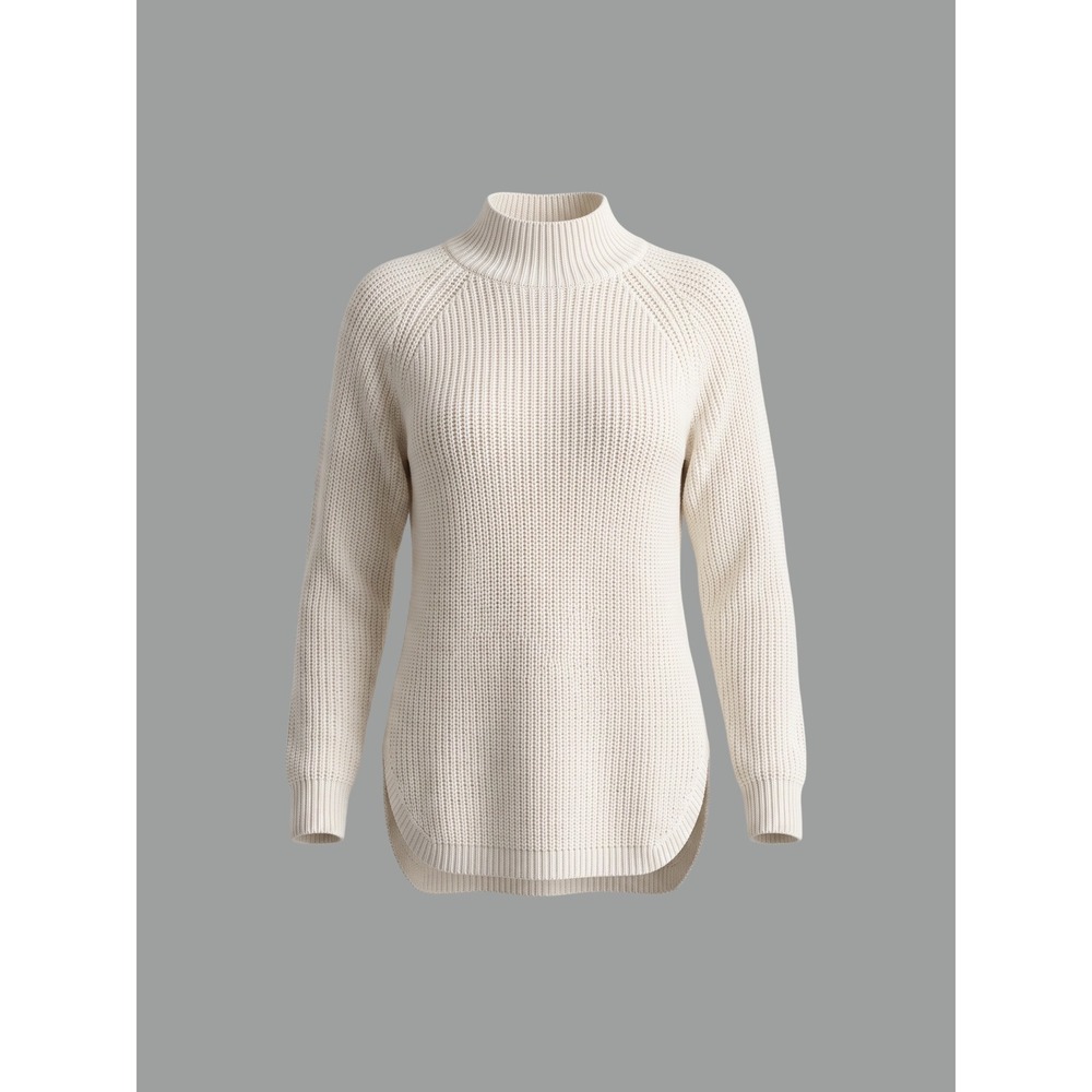 MAEVE NWOT | Anthropologie Oversized Chunky Knit White Tunic Sweater, Large $148